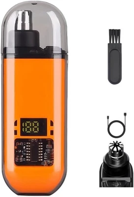 Digital Nose Hair Trimmer,USB Rechargeable Nose Hair Trimmer for Ear Eyebrows - Image 1 of 4