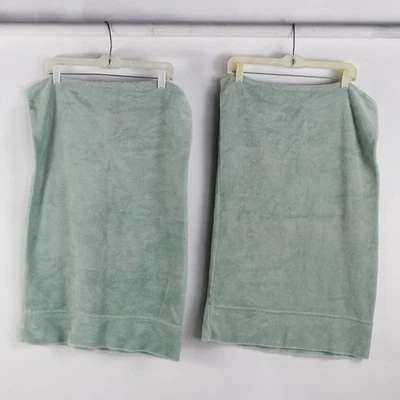 Lote de 2 fundas de almohada de vellón difuso verde apagado Berkshire a juego de 20,5" x 30" Foto 1 de 4