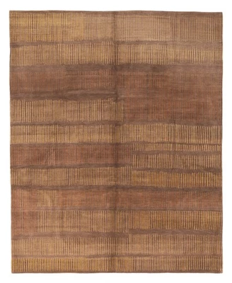 Traditional Hand-knotted Wool Oriental Carpet 8'1" x 10'0" Area Rug - Image 1 of 4