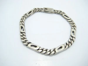 Schönes Mexiko Sterlingsilber 5,8 mm Figarokettengliedarmband 7,5 Zoll - Bild 1 von 6