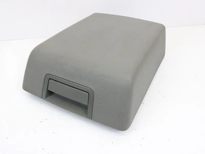 2004-2008 Ford F150 Center Console Gray Leather Armrest Top Lid Cover OEM - Изображение 1 из 4