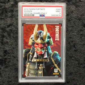 Panini Fortnite Series 1 PSA 9 Shogun #288 Crystal Shard Italy Epic Games Cards - Picture 1 of 2