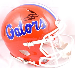 Emmitt Smith Signed Florida Gators F/S Speed Authentic Helmet - Beckett W Holo - Foto 1 di 5