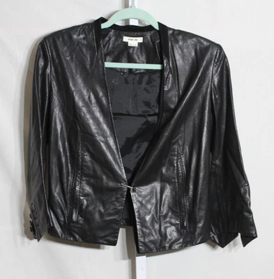 Helmut Lang черная кожаная куртка размер 6 - Изображение 1 из 4