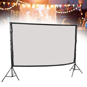 Projector Screen 120in 16:9 Projector Screen With Double Tripod For Home Par NEW - Bild 1 von 12