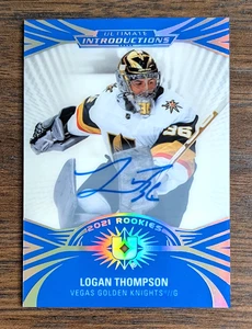 Logan Thompson 2021-22 Ultimate Collection - Ultimate Introductions Rookie Auto - Imagen 1 de 2