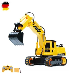 RC ferngesteuerter Raupen-Bagger mit Akku, Fahrzeug mit Schaufel,Baustellen-Auto - Bild 1 von 7