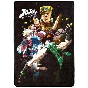 Bioworld JoJo's Bizarre Adventure 45" x 60" Fleece Throw Blanket - Picture 1 of 2