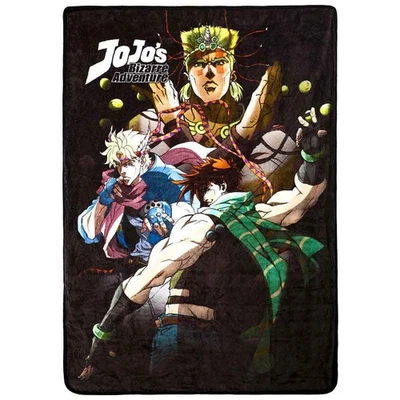 Bioworld JoJo's Bizarre Adventure 45" x 60" Fleece Throw Blanket - Image 1 of 2