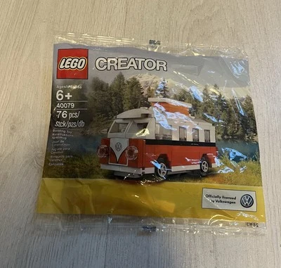 LEGO Campervan. Mini Vw T1 Camper Van 40079. Brand new official vw Lego bag - Image 1 of 3