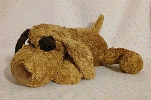 Vintage Walmart braune Augenflecken Welpe Hund Stofftier Plüschtier 12 Zoll - Bild 1 von 10