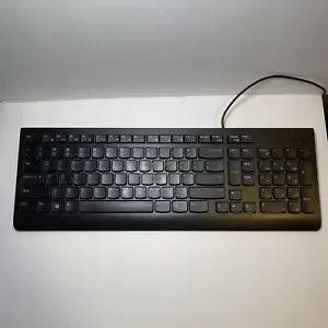 Lenovo Calliope 00XH587 Black USB Wired Desktop US Keyboard SD50L21415 - Picture 1 of 5