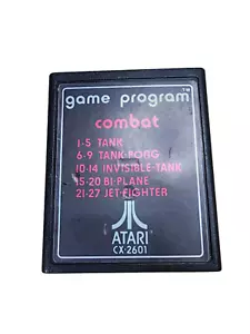 Game Program Combat Atari 2600 Cartridge - Picture 1 of 2