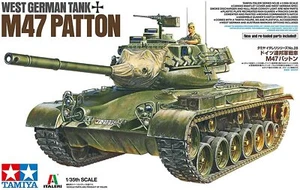 TAMIYA 1/48 West German Tank M47 Patton Plastic Model Kit - Foto 1 di 2