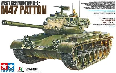 TAMIYA 1/48 West German Tank M47 Patton Plastic Model Kit - Immagine 1 di 2
