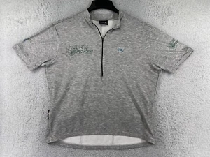 VINTAGE Cantina Maglia Ciclismo Adulto Extra Large Grigio Polartec Poliestere Caldo - Foto 1 di 13