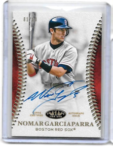 NOMAR GARCIAPARRA 2018 TOPPS TIER ONE CERTIFIED AUTOGRAPH ISSUE #1/90