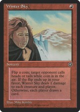 Winter Sky Homelands HEAVILY PLD Red Rare MAGIC THE GATHERING MTG CARD ABUGames