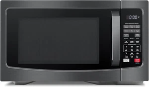 1.2 Cu Ft Countertop Microwave - 1000W, Smart Sensor, 12 Menus, Black - Picture 1 of 9