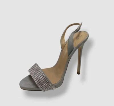 Sandalias para mujer Giuseppe Zanotti gris cristal talla 37,5 Foto 1 de 4