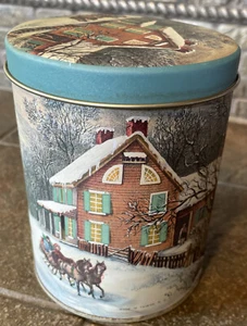 Weihnachten Süßigkeiten Dose USA Watkins Inc. Home for the Holidays leer - Bild 1 von 14