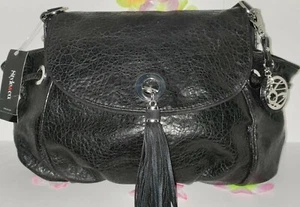 💥Nuova con etichette💥Borsa Style And Co nera morbida Pbld Lth nappata e plissettata con borsa cos prezzo al dettaglio consigliato $78 - Foto 1 di 13