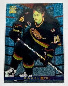 1994-95 Topps Stadium Club Finest Insert #5 PAVEL BURE Vancouver Canucks