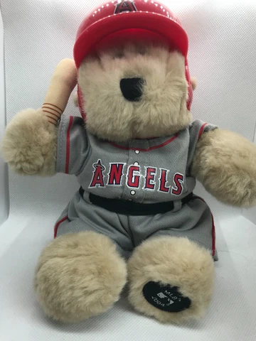 MLB 2004 Los Angeles LA Angels Baseball Official Team Bear Collectible Cover