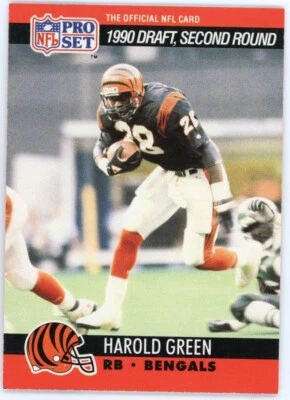 1990 Pro Set Draft Harold Green #707 Rookie RC - Image 1 of 2
