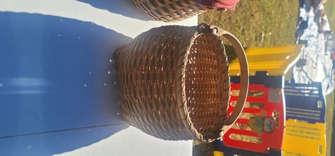 Vintage New England Shaker Basket Cover
