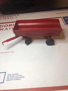 Vintage 1960’s Or 1970’s Red Farm Wagon Pressed Steel Cart ! - Picture 1 of 6