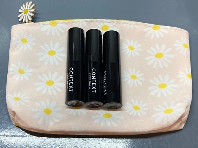 CONTEXT BEAUTY 3x CONTEXT Nude Balm GIRLSCHOOL full size New + Bag