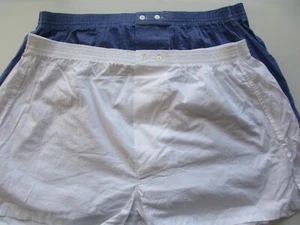 Nordstrom MENS SHOP 2-Pack Woven Boxer Solids 46 $32 U87.H42 - Picture 1 of 6
