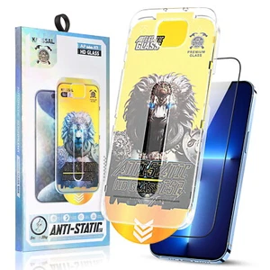 2 Pack for iPhone 15 14 13 Pro Max Plus Auto Alignment Screen Protector Kits - Picture 1 of 9