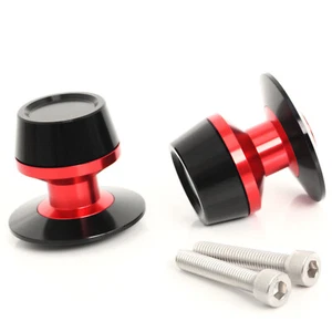 8MM Red Swingarm Spools Screws For Z900 17 18 19 20 - Foto 1 di 6