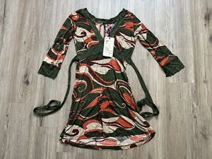 Vintage Buffalo David Bitton 70’s Style Long Sleeve Mini Dress XS New - Picture 1 of 9