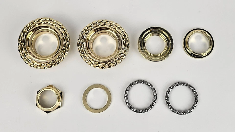 OG LOWRIDER 21.1MM BICYCLE COMPLETE DOUBLE SQUARE TWISTED BIKE HEADSET - Image 1 of 4