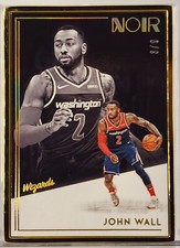 JOHN WALL 2018-19 PANINI NOIR  STATEMENT EDITION GOLD FRAME FOTL SP #/9 !