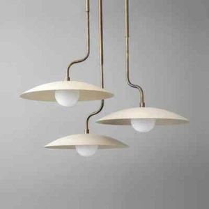 Brass Chandelier, Modern Lighting Lamps, Mid-Century Light, Art Deco Chandelier - Picture 1 of 4