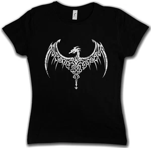 MAGLIETTA CELTIC DRAGON III DONNA Celti Croce Religione Cultura Paganesimo Segno - Foto 1 di 1