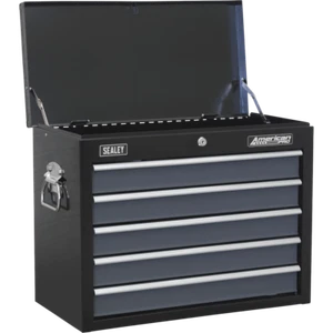 Herramienta de 5 cajones Sealey American Pro pecho negro/gris - Imagen 1 de 12