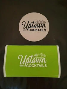 New Uptown Wine Cocktails Apron and Coaster - Picture 1 of 3