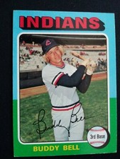 1975 Topps Baseball Card # 38 Buddy Bell - Cleveland Indians SP