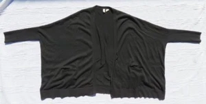 MOTH Anthropologie US Damen XS S schwarz Strick vorne offen Cardigan Pullover Oberteil - Bild 1 von 4