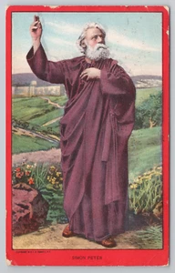 Simon Peter Oberammergau Passion Play Bavaria Germany Postcard 1910 - Picture 1 of 5