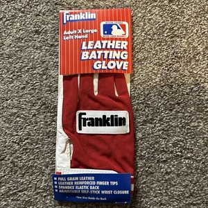 Guante de Bateo Franklin Rojo y Blanco De Colección NUEVO X-Grande XL Mano Izquierda MLB Béisbol - Imagen 1 de 3