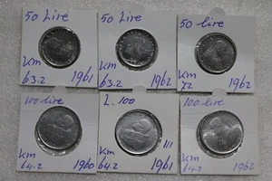 VATICAN JOHN XXIII - 50 + 100 LIRE COLLECTION B49 #1054 - Picture 1 of 3