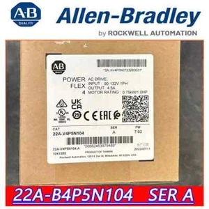 NEW Factory Sealed AB 22A-V4P5N104 PowerFlex 4 0.75 kW/1 HP AC Drive 22AV4P5N104 - Picture 1 of 4