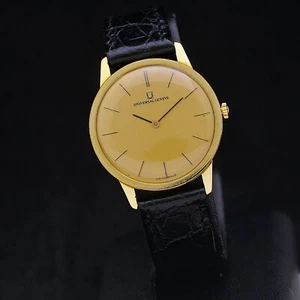 Universal Geneve 60S Unisex 31 Mm 18 Kt G.F. Manual Serviced - Picture 1 of 7