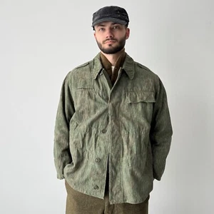 Chaqueta camuflada M60 vintage militar 1963 fechada ejército checoslovaco años 60 caída de lluvia - Imagen 1 de 8